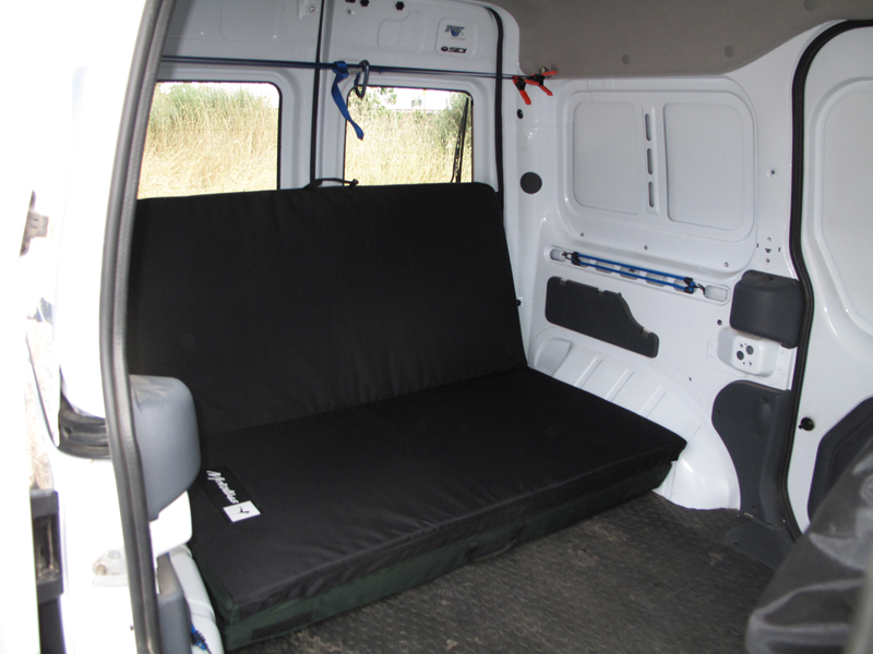 install rv sofa bed in ford transit connect