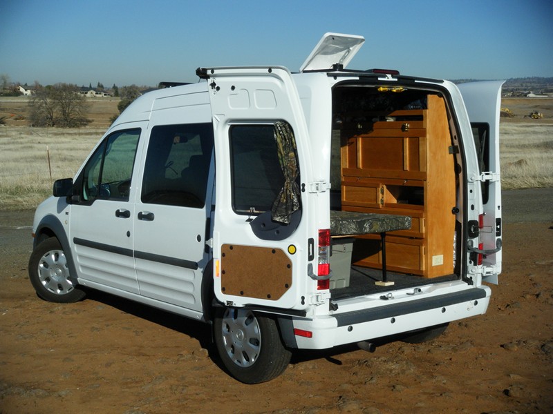 Camper conversion for ford transit connect
