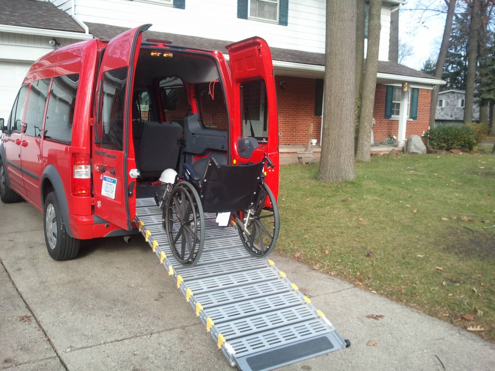 Ford transit connect handicap ramp #7