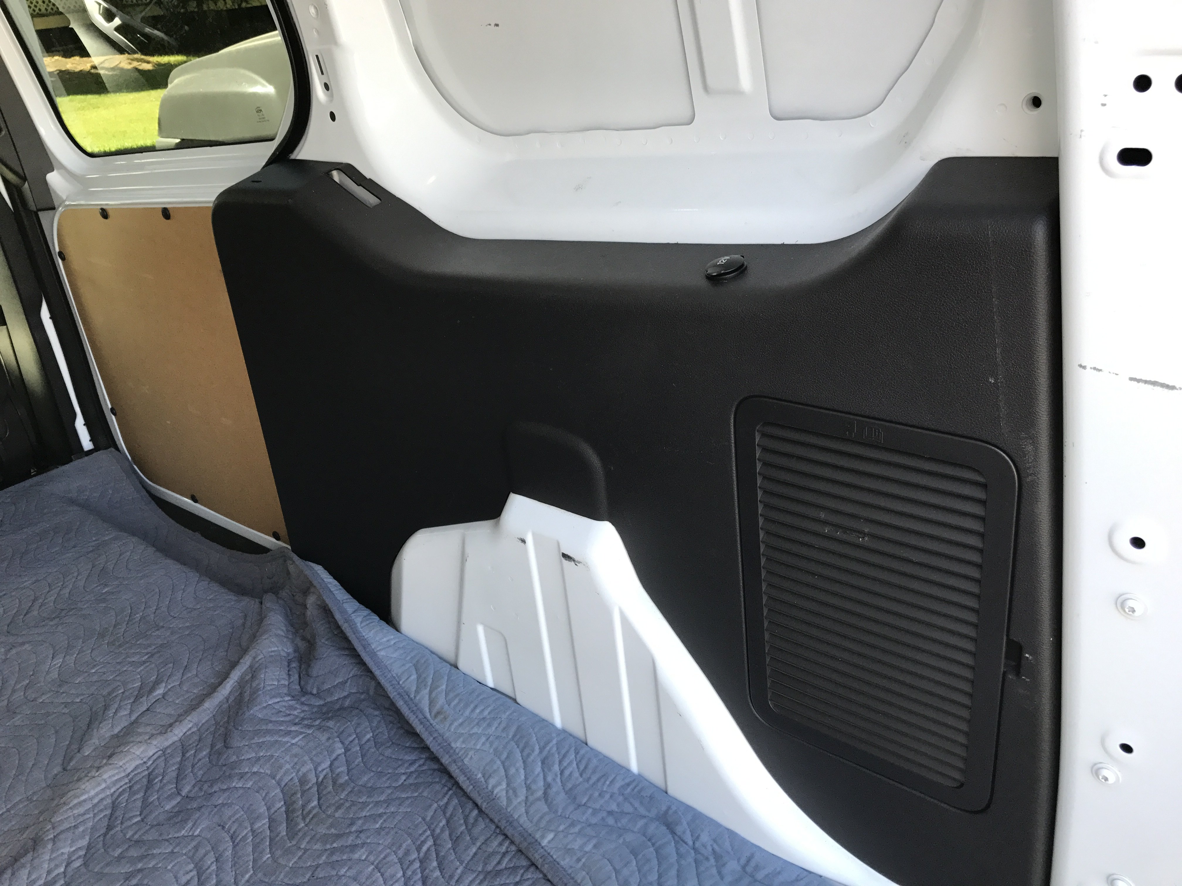 Remove Rear Panels In Cargo Version Interior Ford
