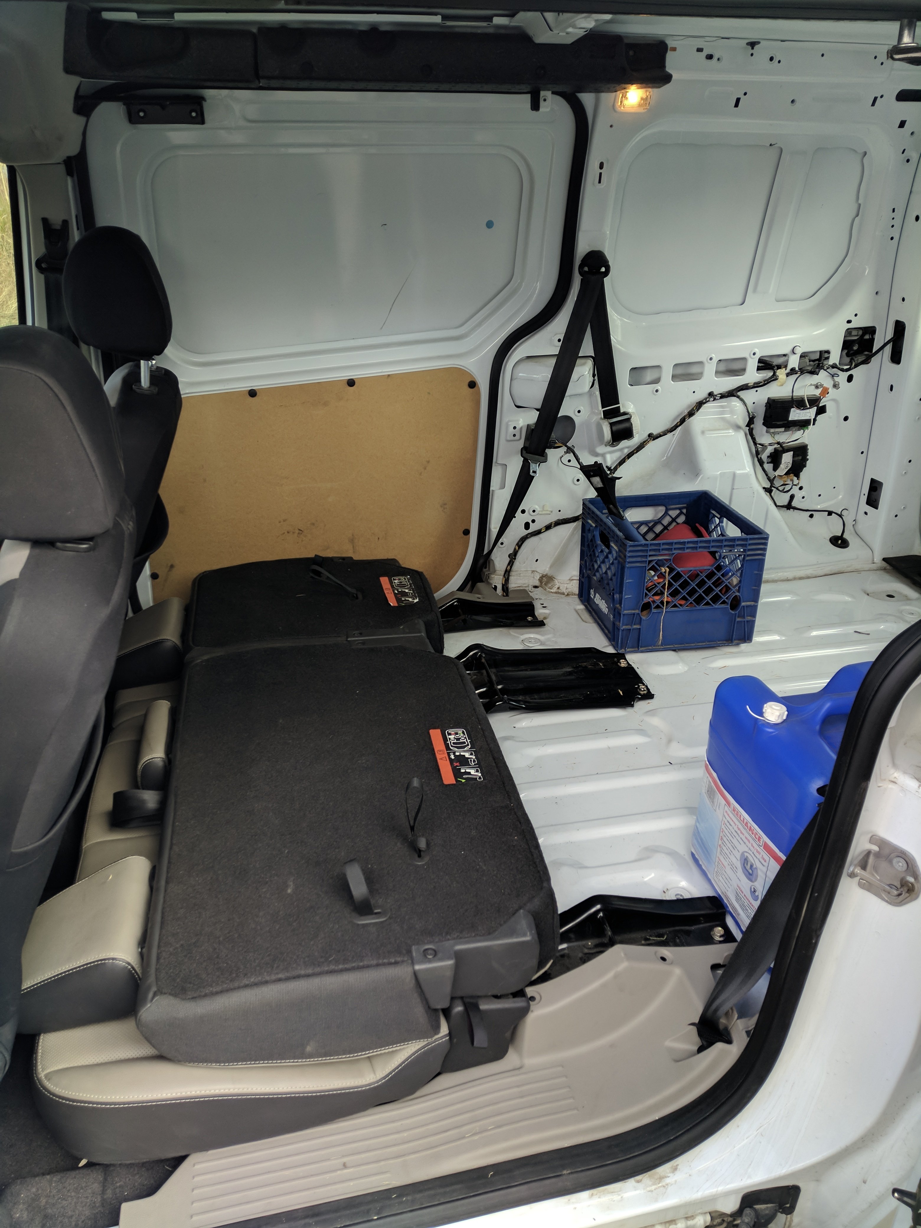 2018 ford transit seat removal