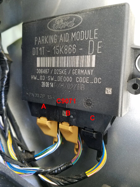 Parking Aid Module PAM Problems 2015 Cargo XLT Backup Sensor 